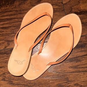 J. Crew Capri Sandals In Leather